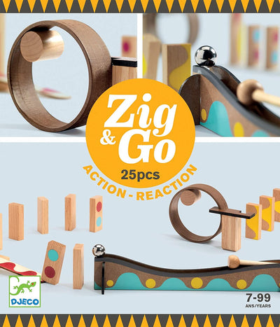 Zig & Go Dring 25 pc Chain Reaction Construction Set