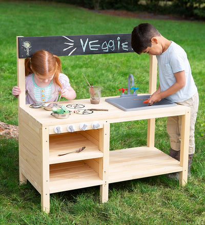 Wooden Mud Kitchen with Accessories [IN STORE PICK-UP ONLY]