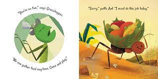 The Ant and the Grasshopper Little Board Book