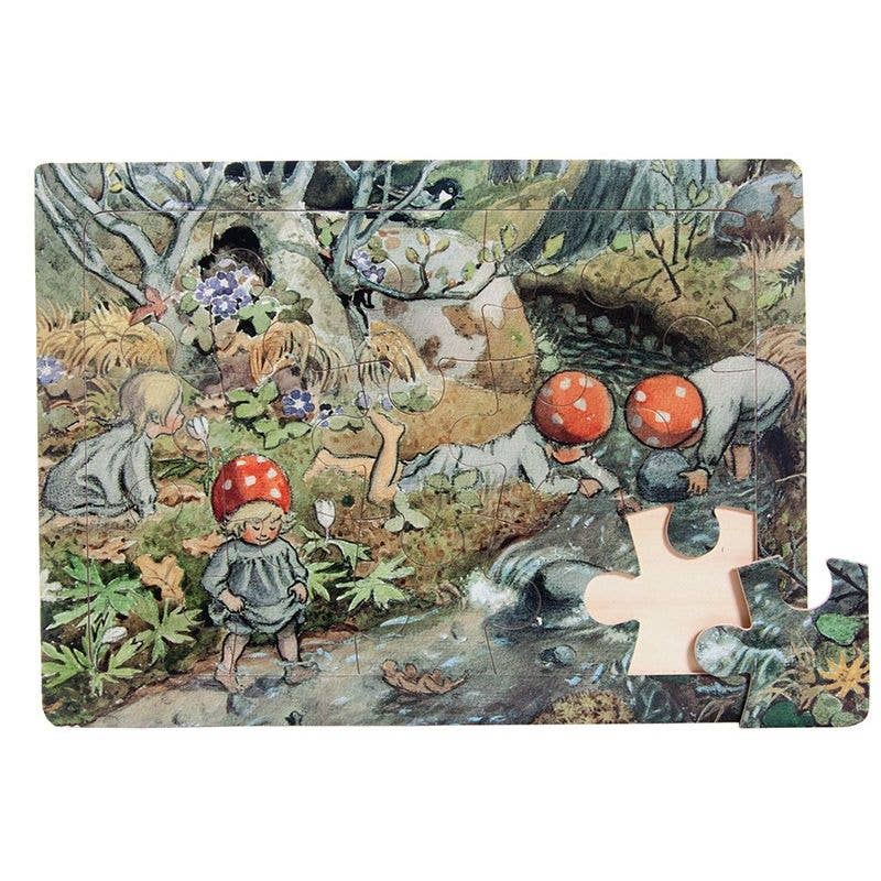 Elsa Beskow "Children of the Forest" Frame Puzzle
