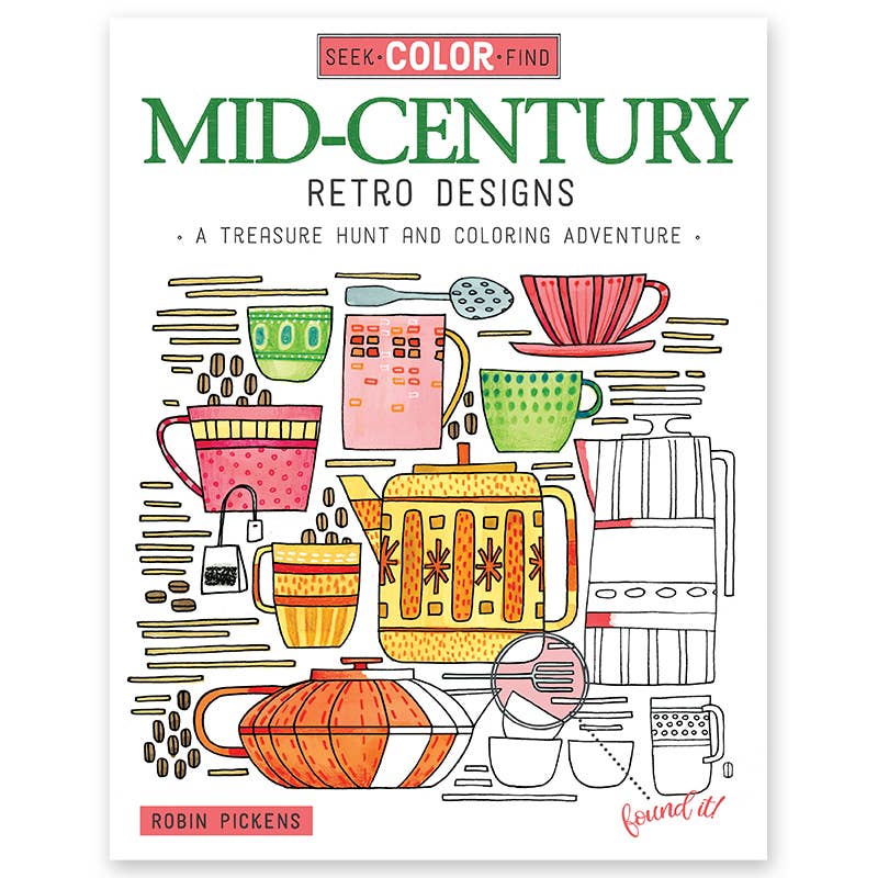 Coloring Book - Seek & Find Retro