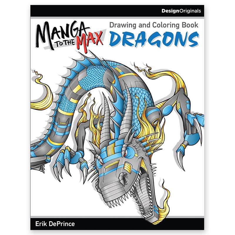 Coloring Book - Manga Dragons