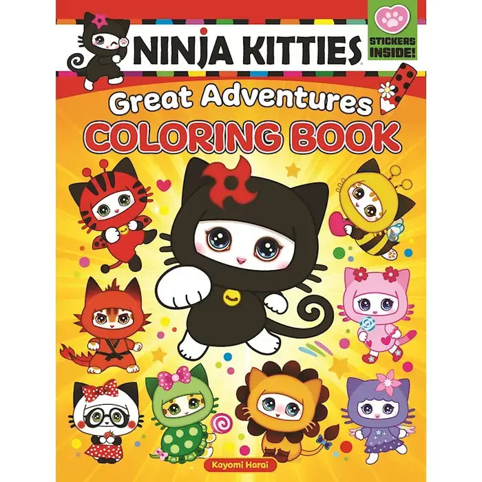 Coloring Book - Ninja Kitties Great Adventures