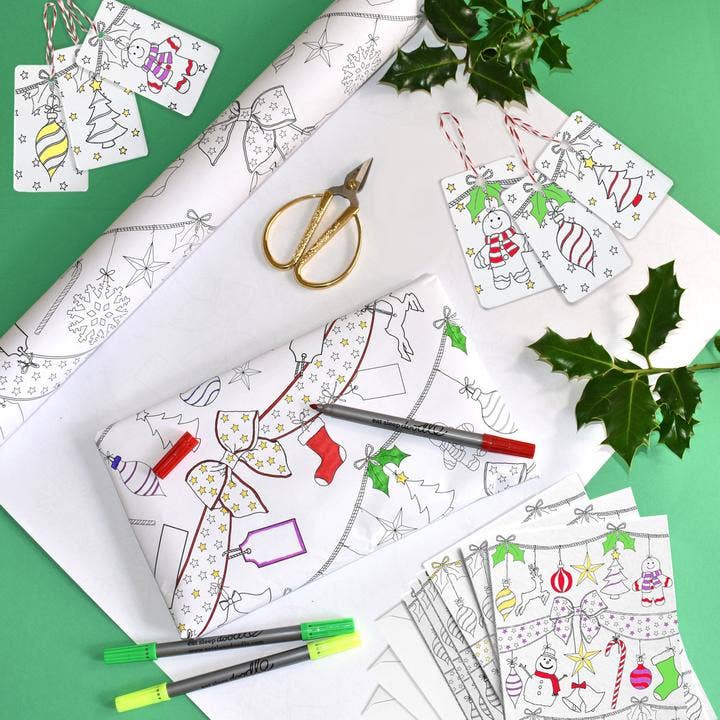 Color-in Holiday Craft Activity Pack