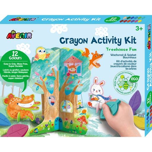 Avenir Crayon Activity Kit: Treehouse Fun