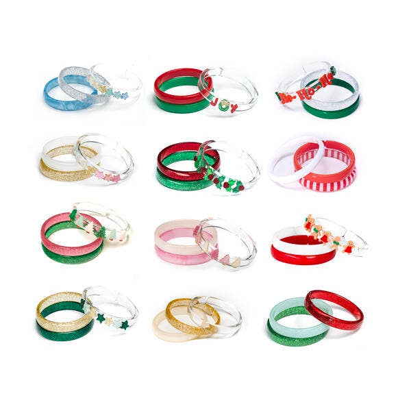 Holiday Bangles, Set of 3