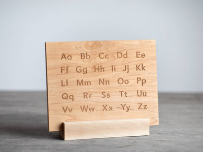 Wooden Display Stand for Engraved Reference Boards and Maps