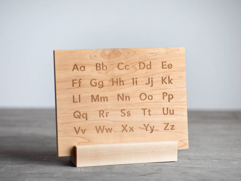 Wooden Display Stand for Engraved Reference Boards and Maps