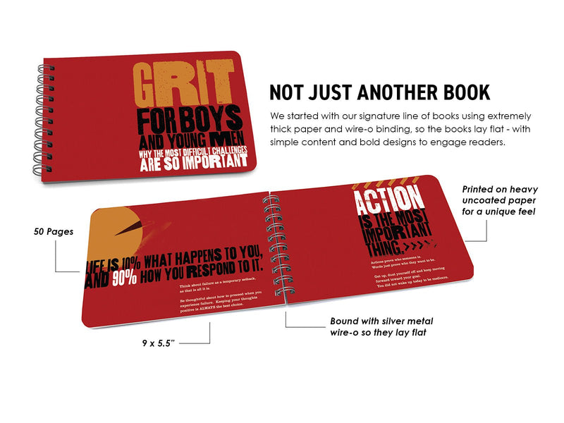 Grit for Boys & Young Men - A Book to Empower and Motivate