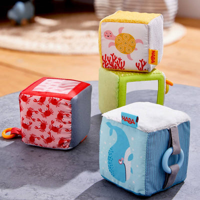 Marine World Soft Baby Discovery Cubes