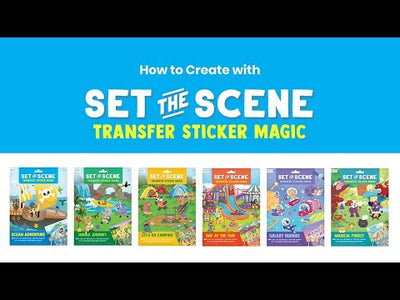 Set the Scene Transfer Stickers Magic - Let's Go Camping