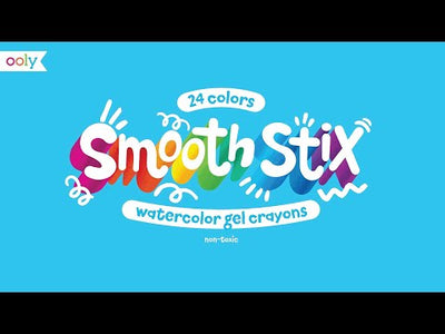 Smooth Stix Watercolor Gel Crayons - Set of 6