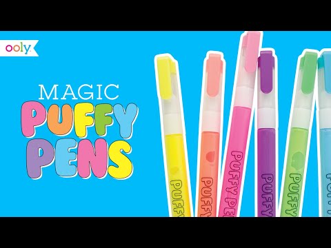 ooly, Magic Neon Puffy Pens (6 colors)
