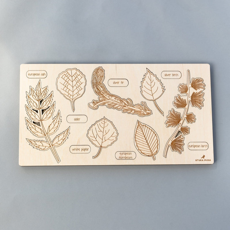 Leaf Wooden Puzzle (21 Elements)
