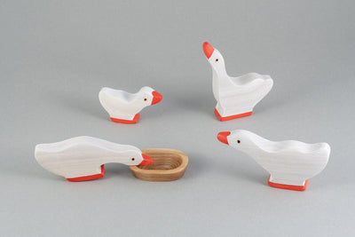 Geese Set, Painted