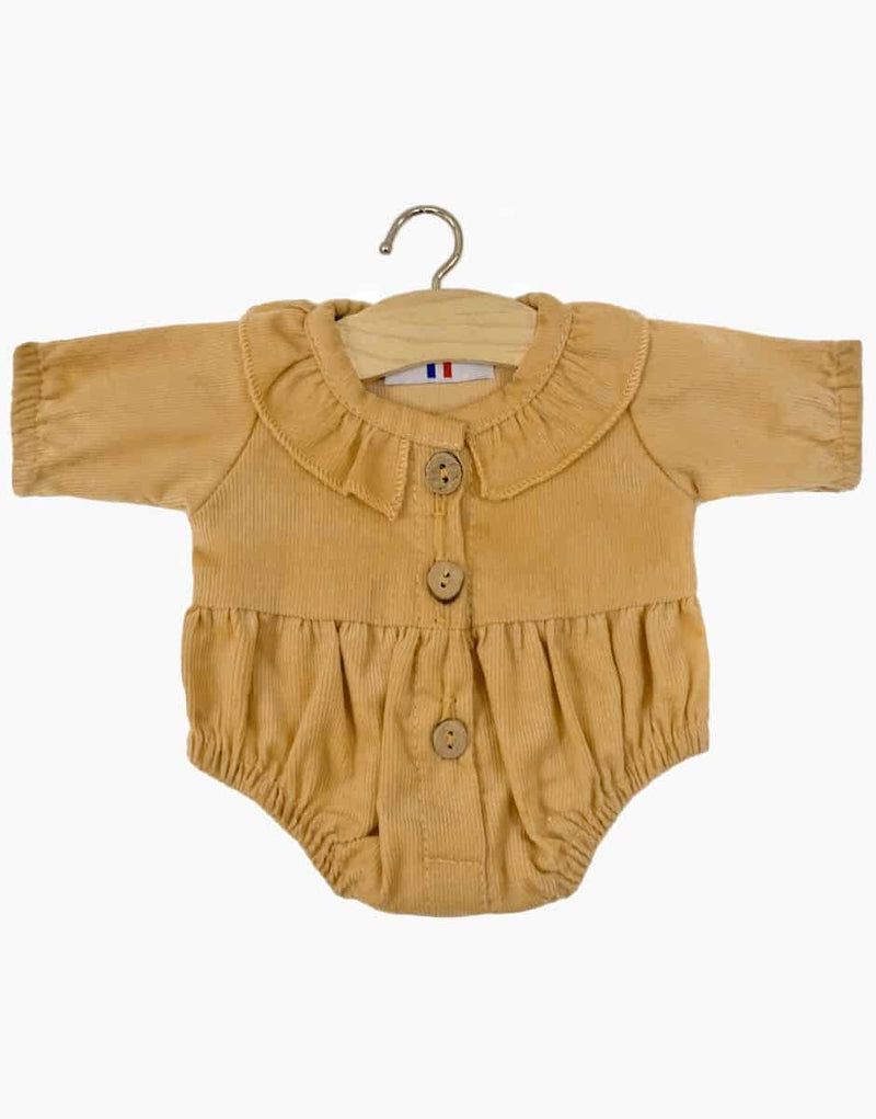 Léonore Romper in Camel Corduroy