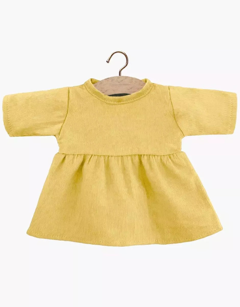 Faustine Dress in Vanilla Corduroy