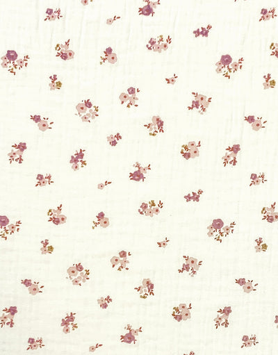 Babies Collection – Noa Romper, Little Pink Flowers and Bonnet