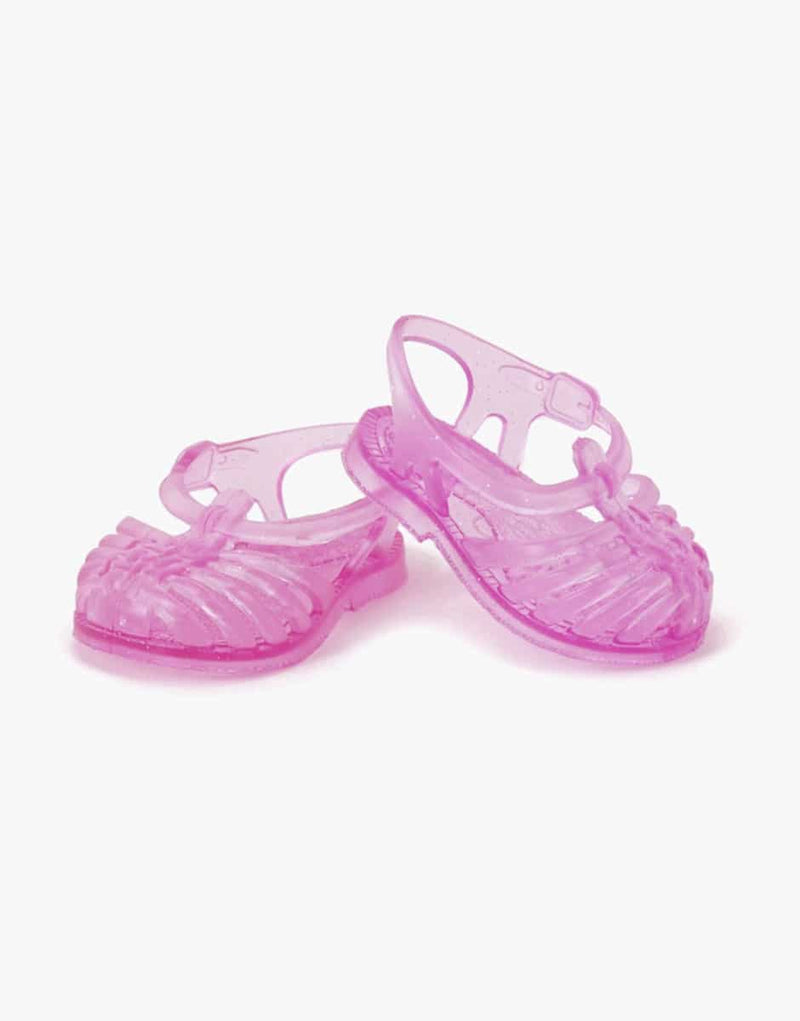 Sun Sandals, Pink Glitter