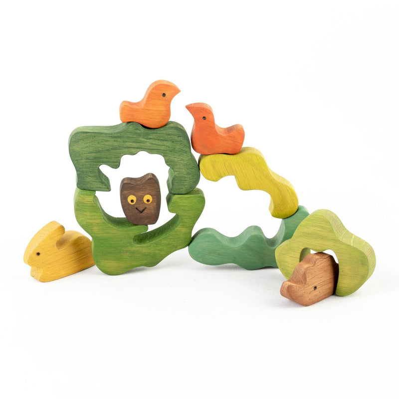 Forest Hide-And-Seek Stacking Puzzle