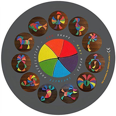Wooden Color Wheel
