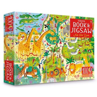 At the Zoo - Book & Jigsaw Puzzle (100 pcs)