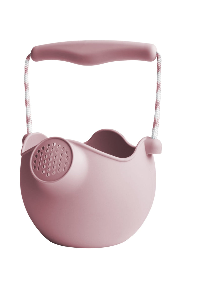 Dusty Rose Watering Can with Rope Handles
