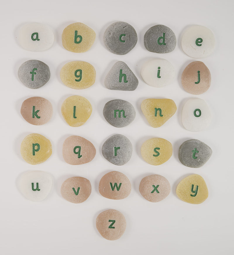 Lowercase Alphabet Pebbles